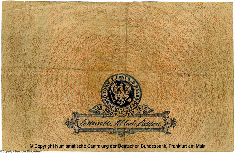 Königreich Preußen. Preußische Hauptbank 25 Thaler 1846 Fälschung