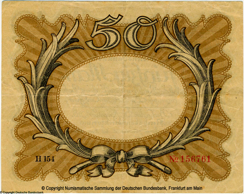   50  1918 Eierschein No