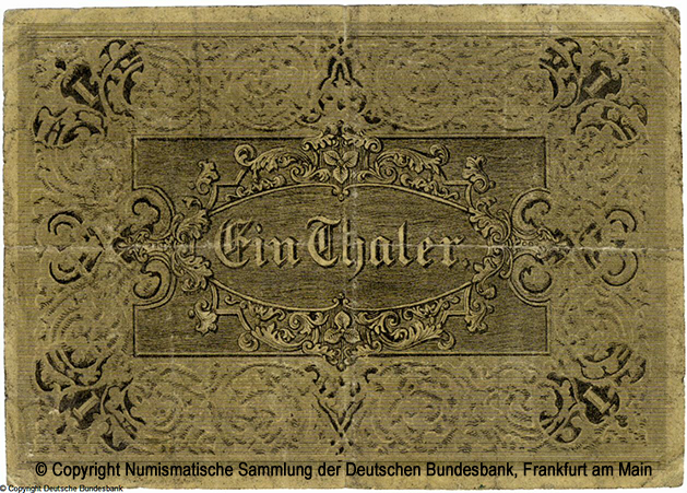 Magistrat der Königlichen Residenzstadt Hannover 1 Thaler 1846