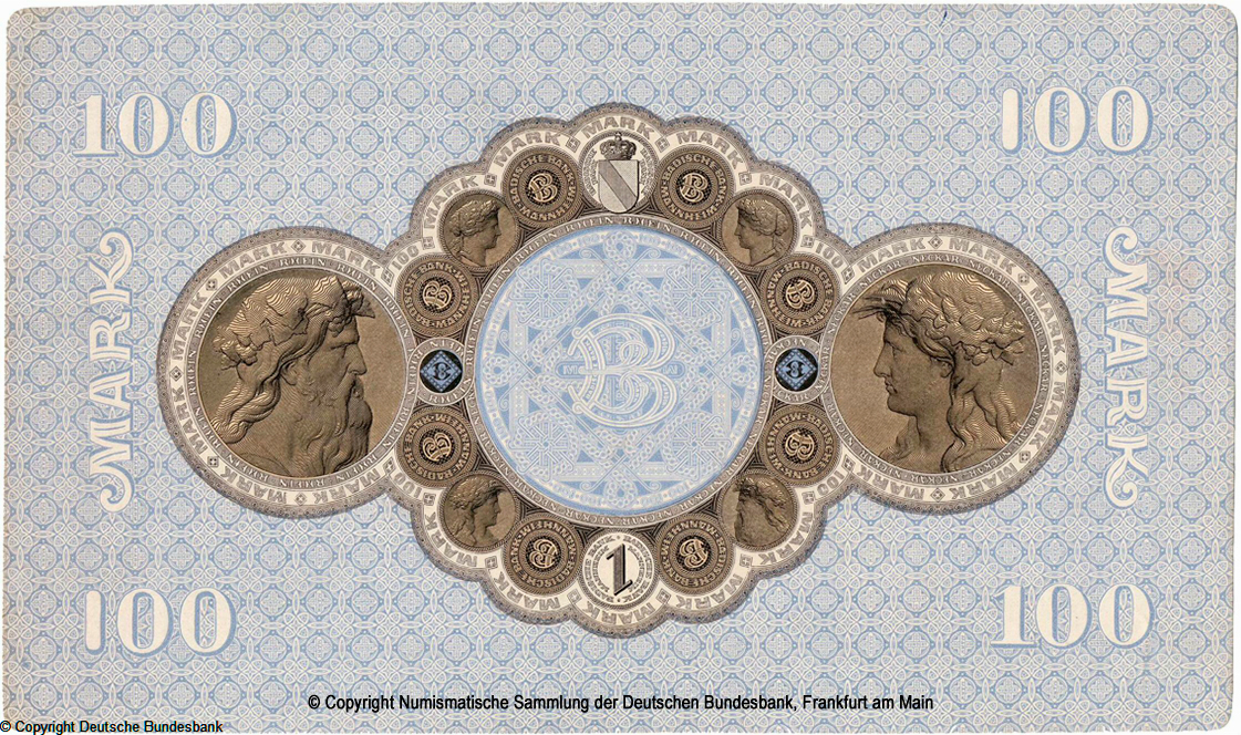 Badische Bank 100 Mark 1874