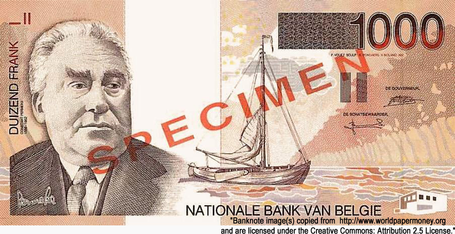   Banque Nationale de Belgique 1000  