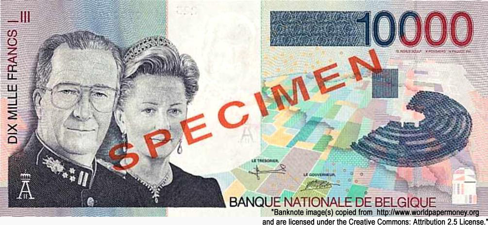   Banque Nationale de Belgique 10000  