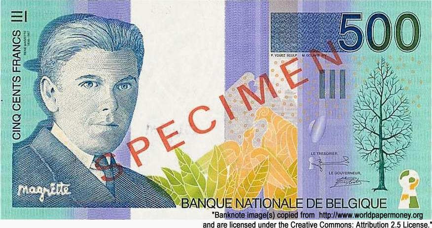   Banque Nationale de Belgique 500  