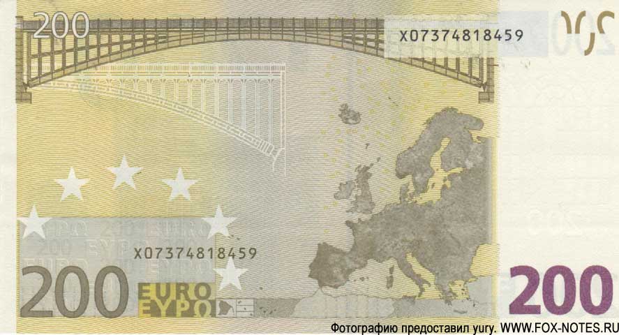 European Central Bank 200  2002 Mario Draghi  X