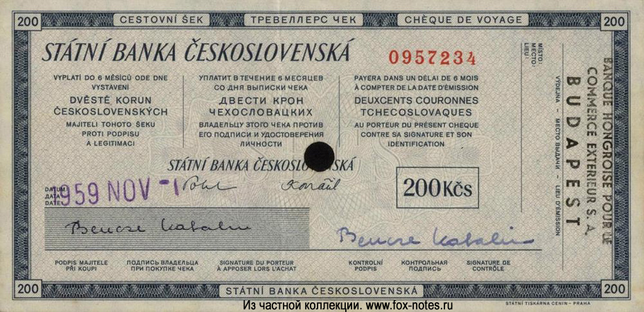    Státní Banka Ceskoslovensk 200 