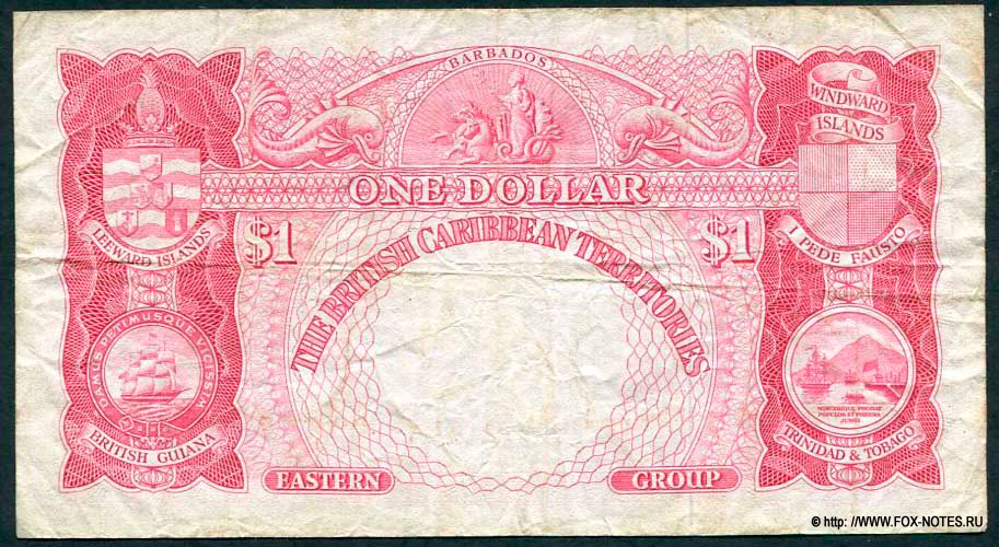 British Caribbean Currency Board 1 dollar 1964