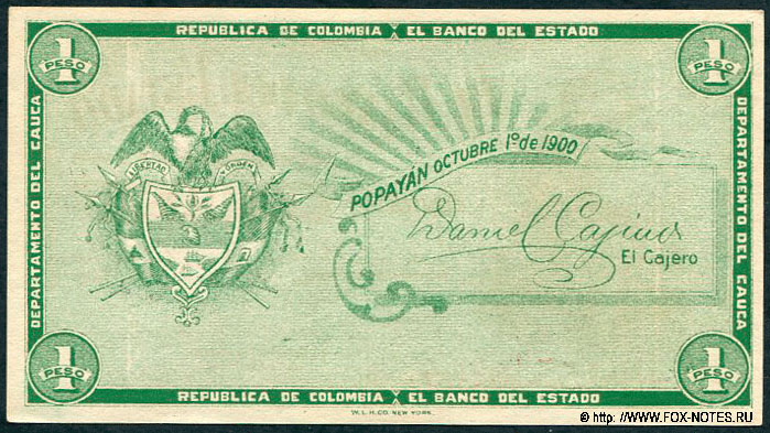  1  1900 Banco del Estado