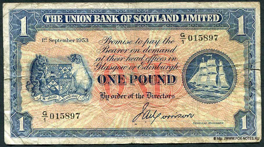  The Union Bank of Scotland Limited 1  1953