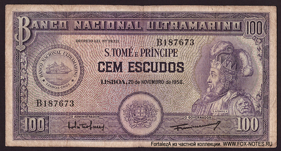 -   Bank Nacional Ultramarino 50  1958