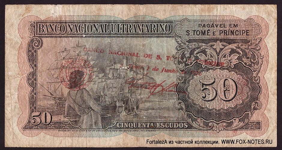 -   Banco Nacional de São Tomé e Príncipe 50  1976