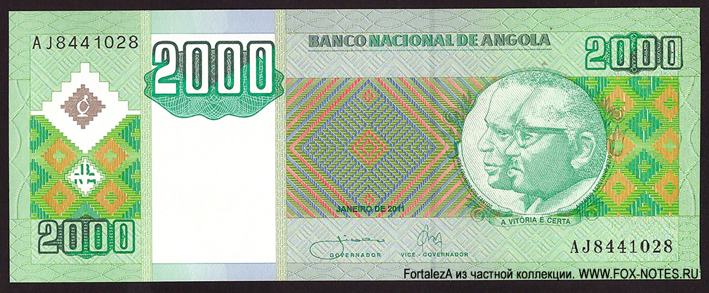 . Banco Nacional de Angola. 2000  2011