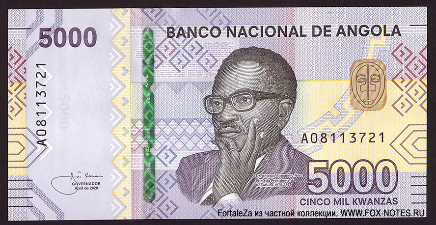 Banco Nacional de Angola.  5000  2020