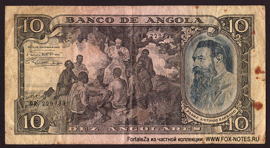   . Banco de Angola. 10  1947.