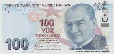 Турция 100 лир 2009 