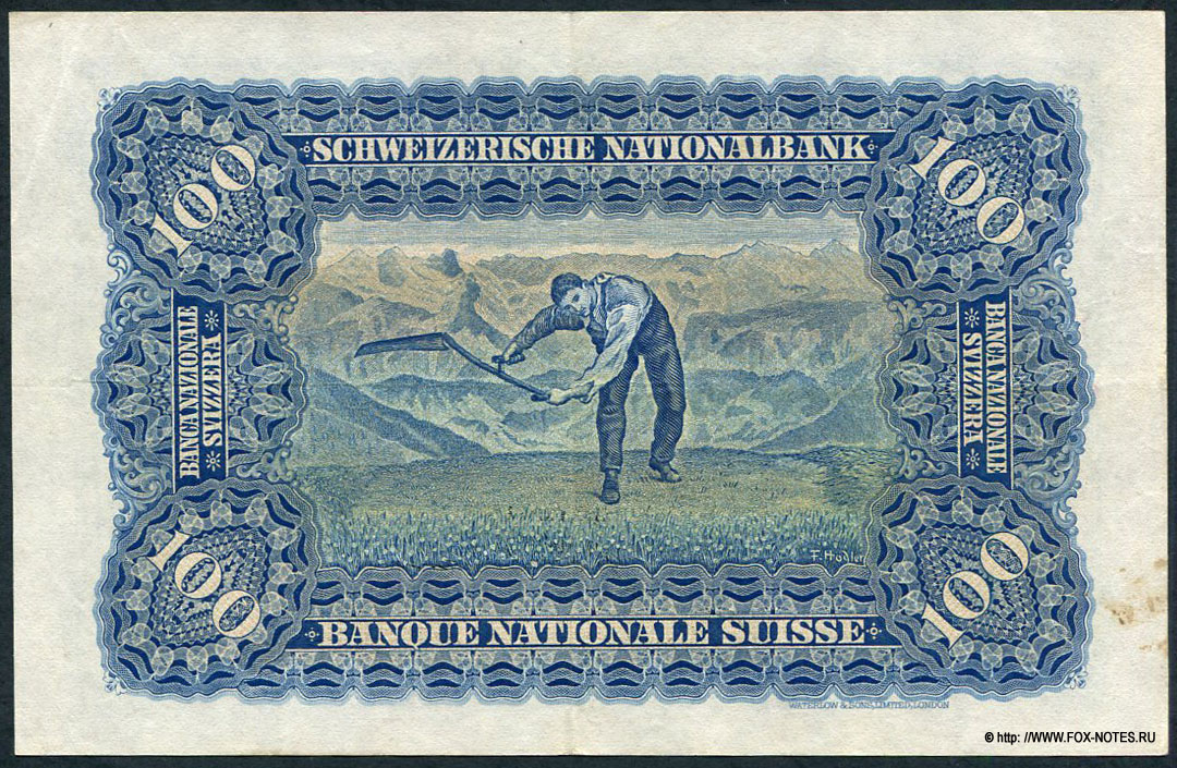 Schweizerische Nationalbank 100 Franken 1931