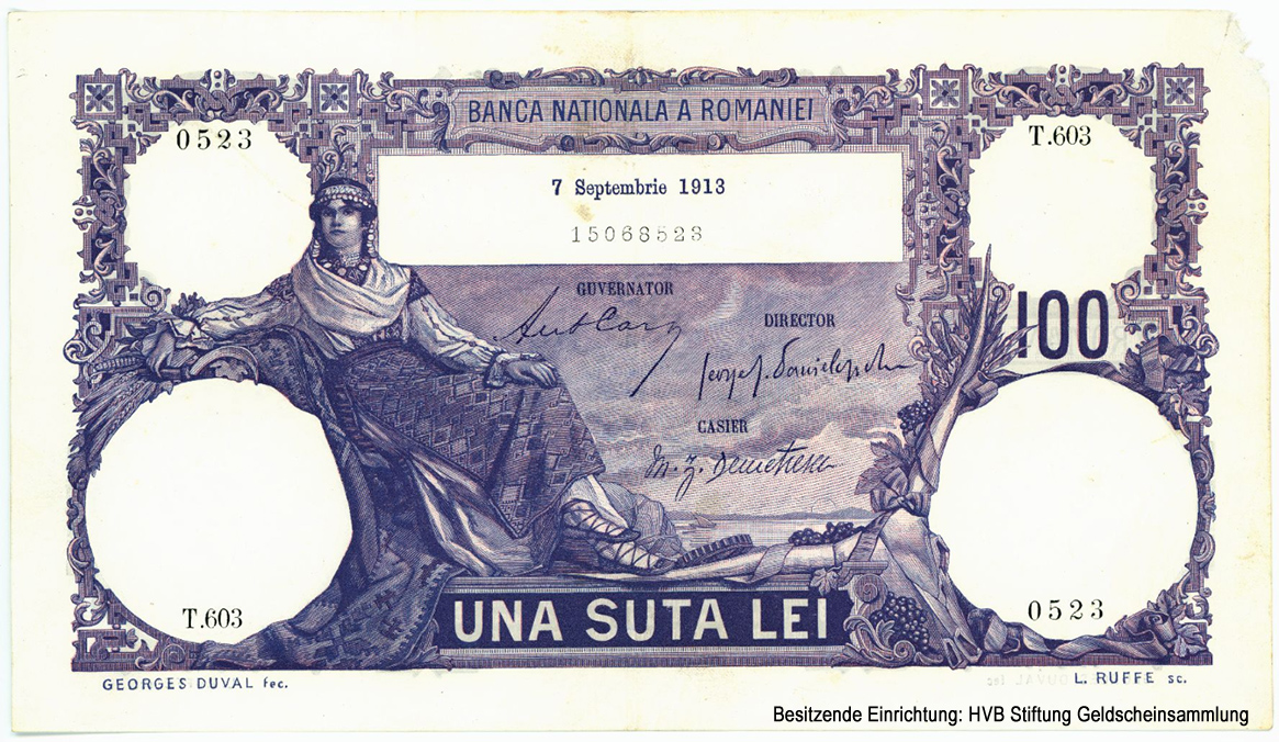 Banca Nationala a Romaniei 100 lei 1913