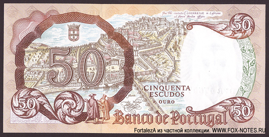 Banco de Portugal 50 escudos 1964