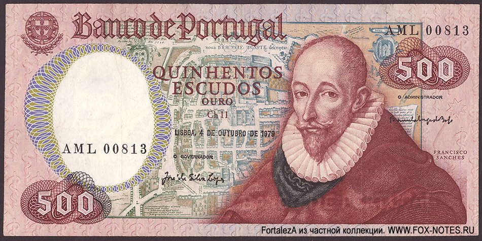 Banco de Portugal 500 escudos 1999