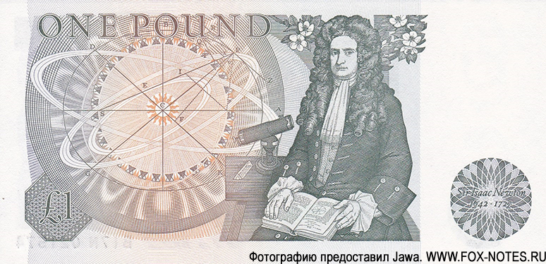 Bank of England 1 pound 1978 Page