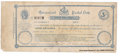 Queensland Postal Note 10 