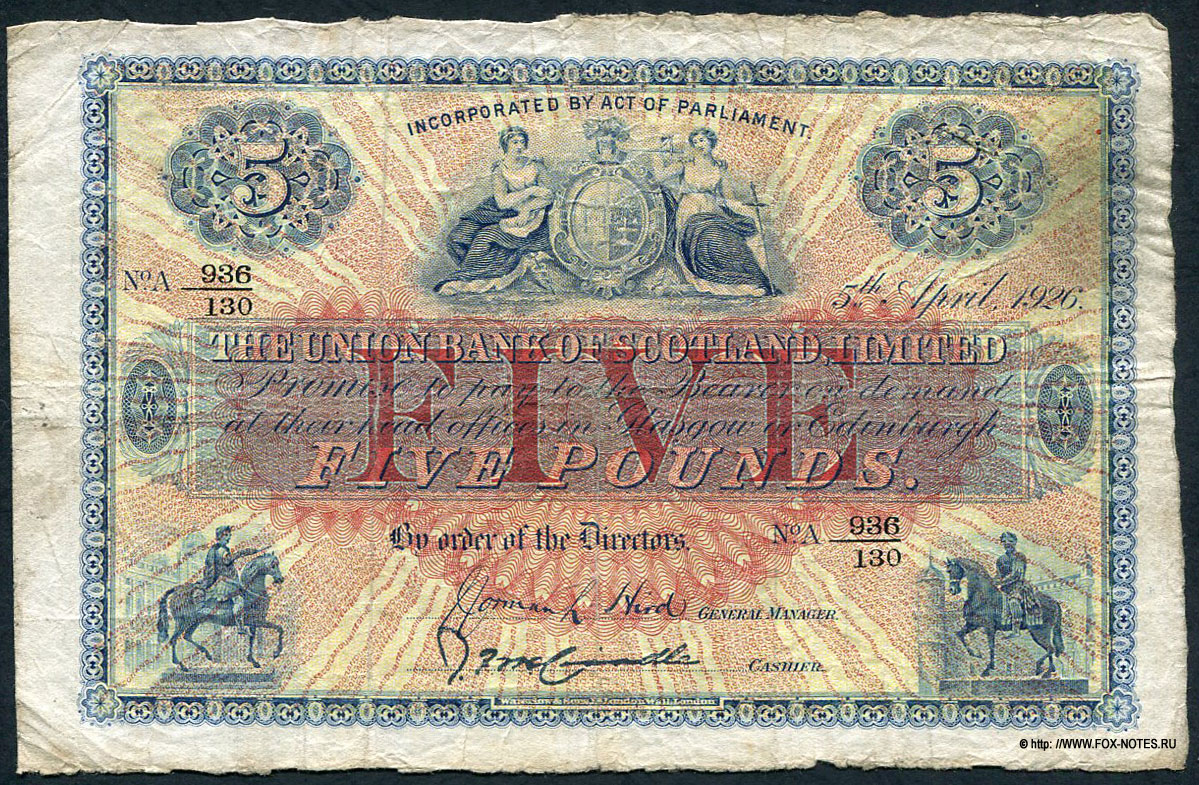  Union Bank of Scotland Limited 5  1926