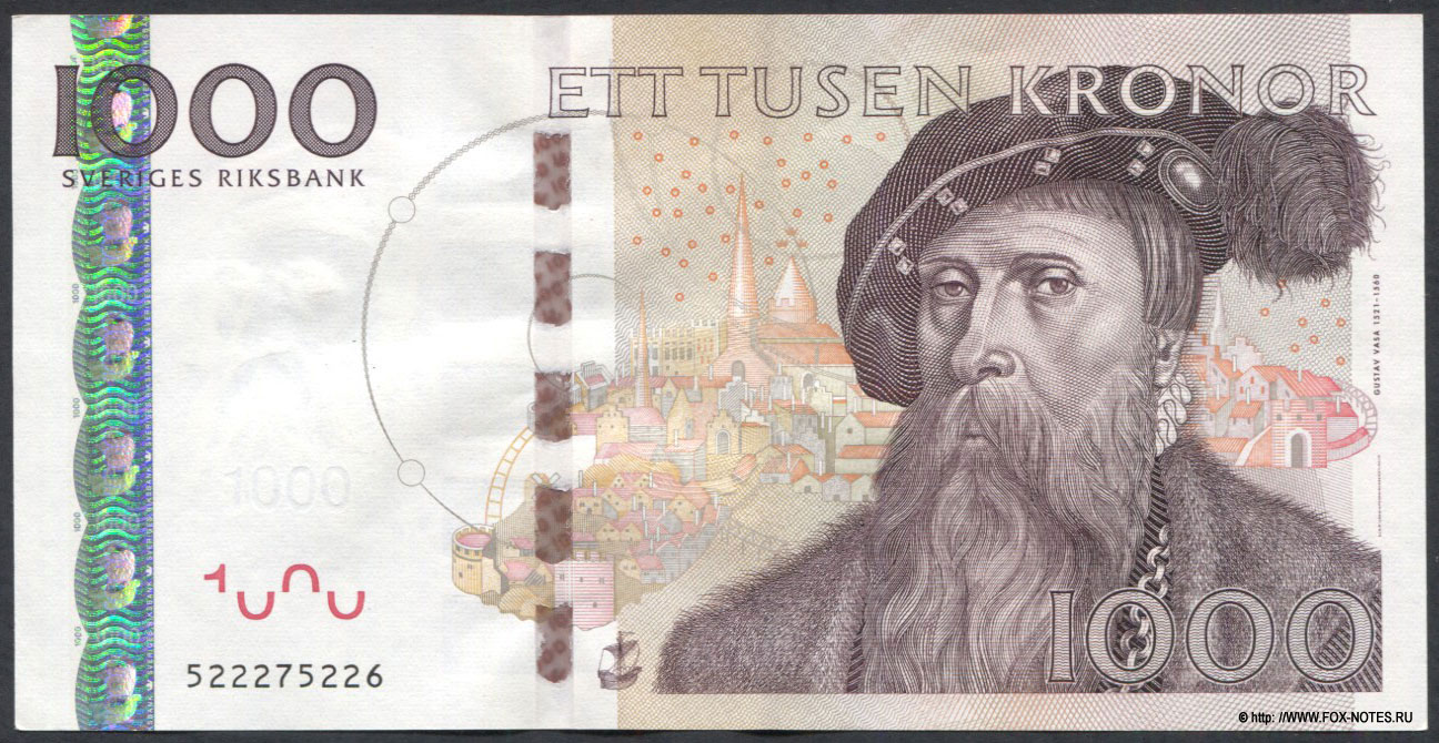 Швеция 1000 крон 2005