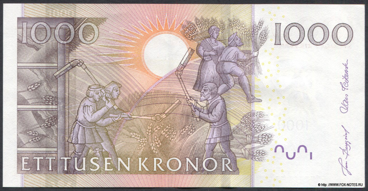 Швеция 1000 крон 2005