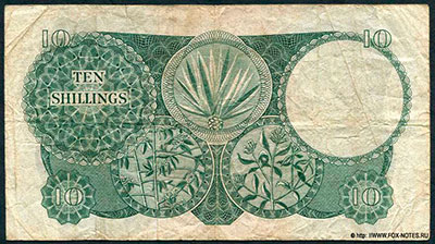 EAST AFRICA CURRENCY BOARD 10 shillihgs 1964