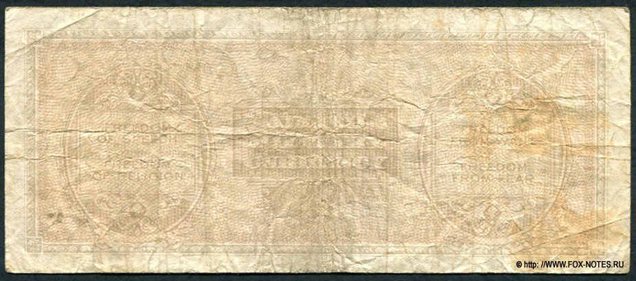 ALLIED MILITARY CURRENCY 100 lire SERIES OF 1943 A