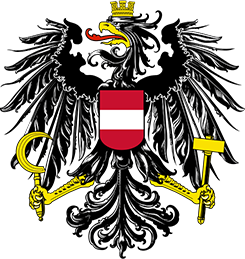 Wappen der Republik Österreich. Staatswappen der 1. Republik (19191934)