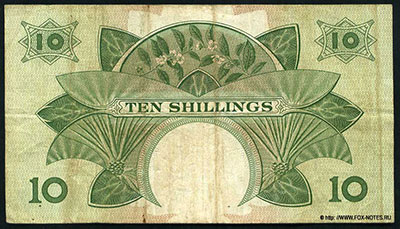 EAST AFRICA CURRENCY BOARD 10 shillings 1958