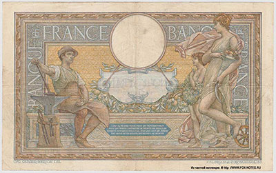 Banque de France 100   1906 .  "Luc Olivier Merson" "C  LOM"