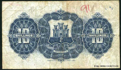 Government of Gibraltar 10 Shillings 1965