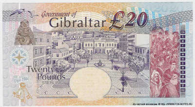 Currency Note. 20 Pounds 2000. 4TH AUGUST 2004. Tercentenary issue.