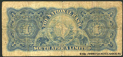 National Bank of South Africa Limited (Natal Issue)  1 pound 1918