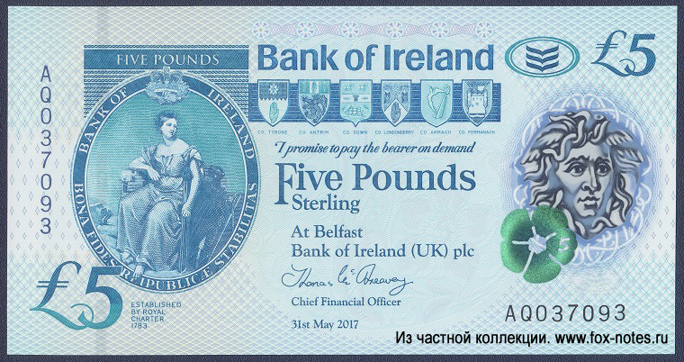   BANK OF IRELAND 5  2017
