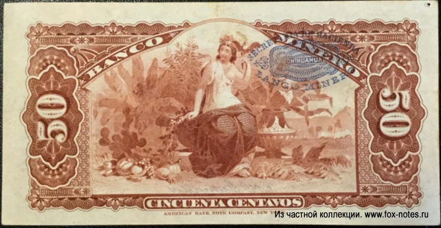 Banco Minero (Chihuahua) 50 centavos