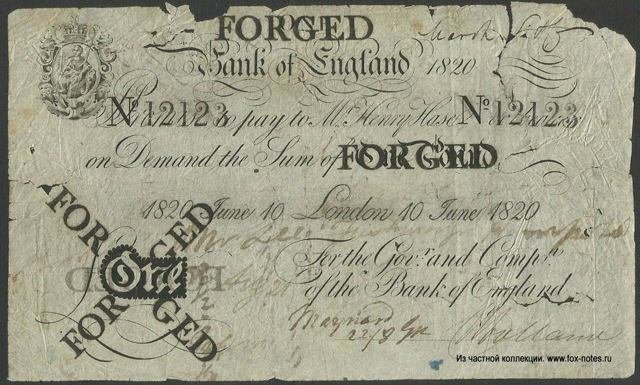Bank of England 1  1820 