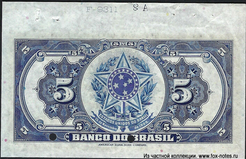  Banco do Brasil 5  1923