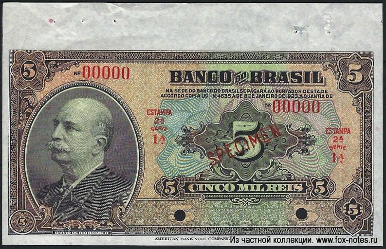  Banco do Brasil 5  1923