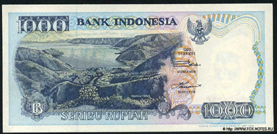 Индонезия 1000 рупий 1992