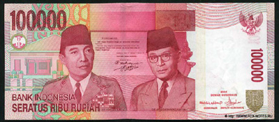 Индонезия 100000 рупий 2004