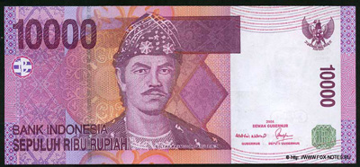 Индонезия 10000 рупий 2005