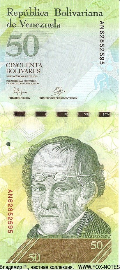 Banco Central de Venezuela. . 50  2015