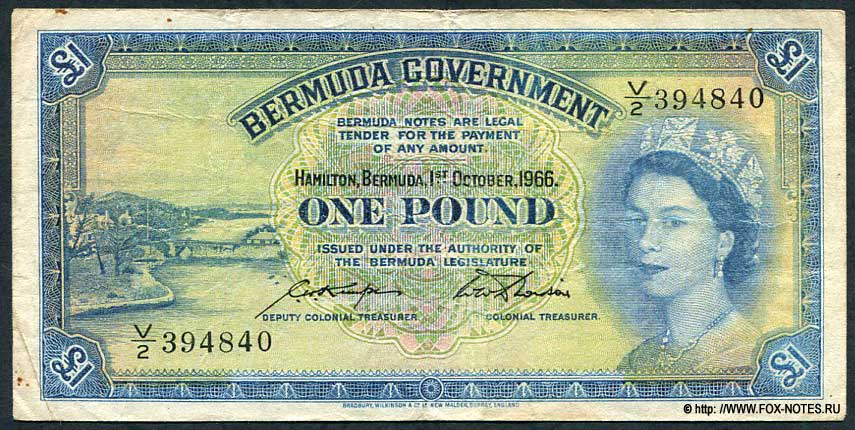   Bermuda Government 1  1966
