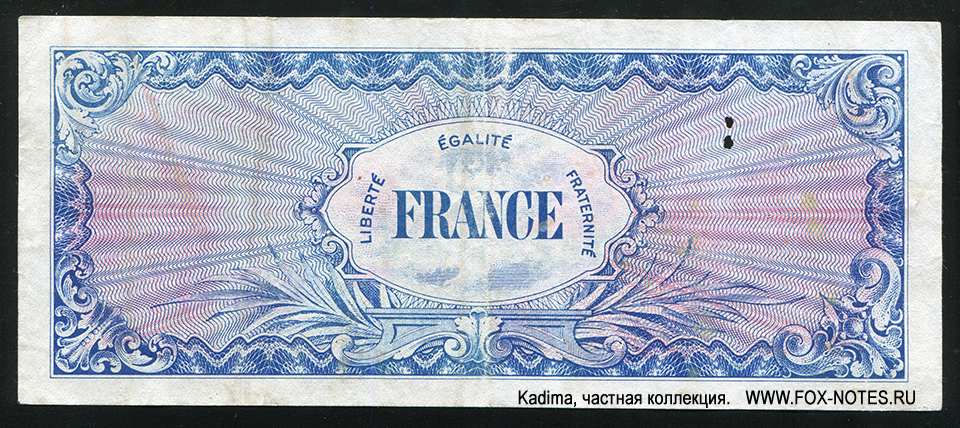   République française Allied Military Currency. 50  1944