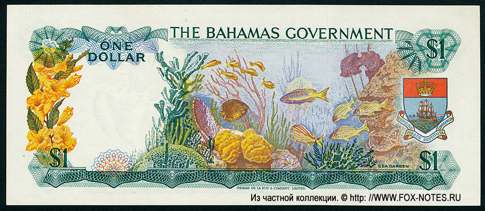 Bahamas Governement 1 dollar 1965