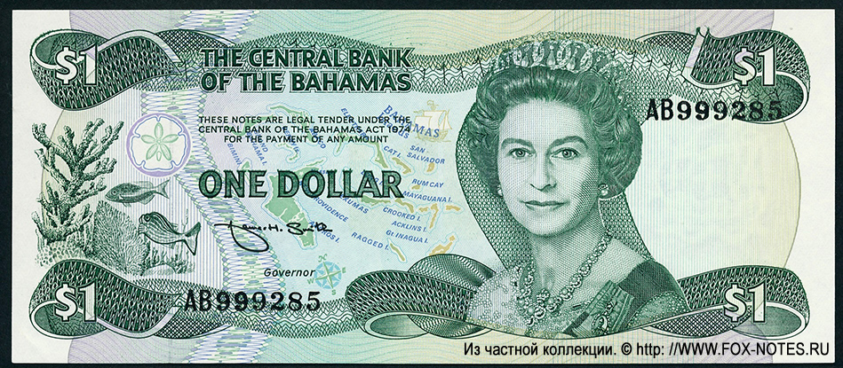  Central Bank of the Bahamas 1  1974