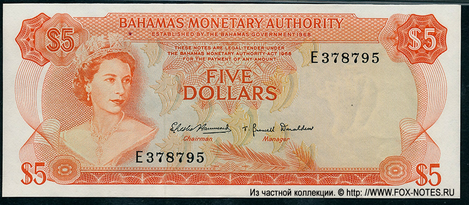  Central Bank of the Bahamas 5  1968