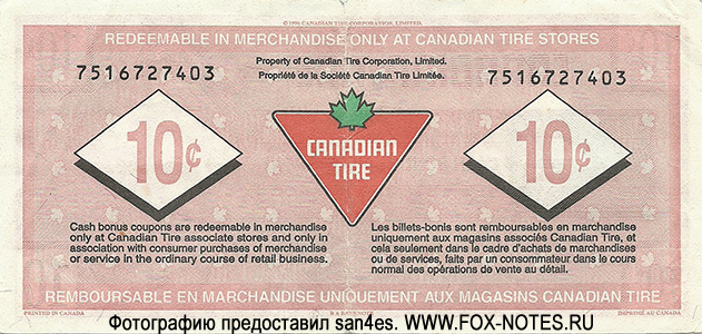 Canadian Tire Corporation Limited 10  1996, 75  , 